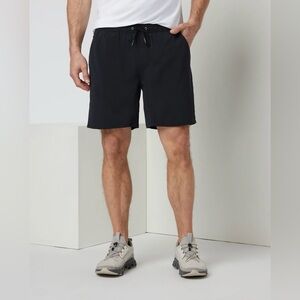 Men's Vuori Elevate Kore Short Lined 7"- Black